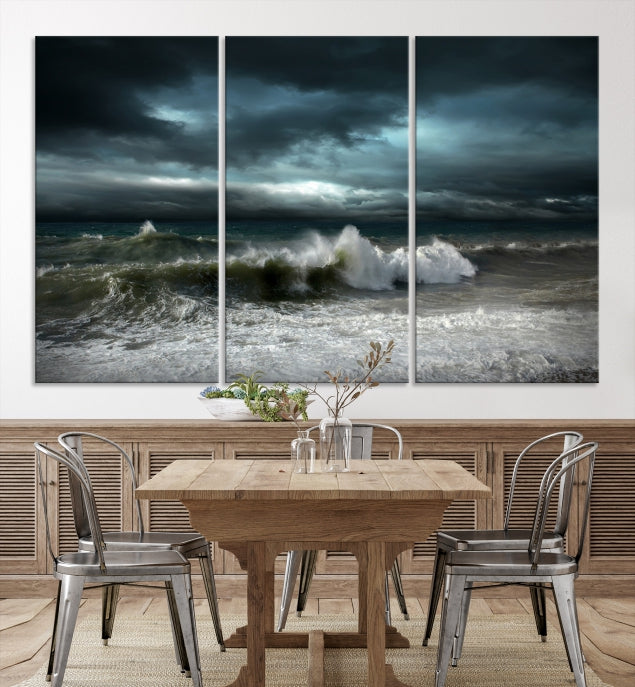 Dark Storm Wall Art Canvas Print