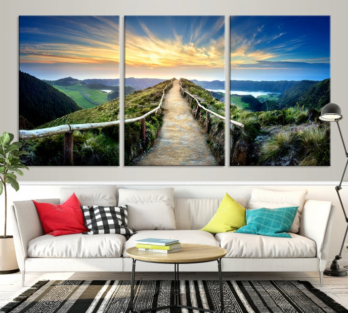 Mountain Way Wall Art Canvas Print