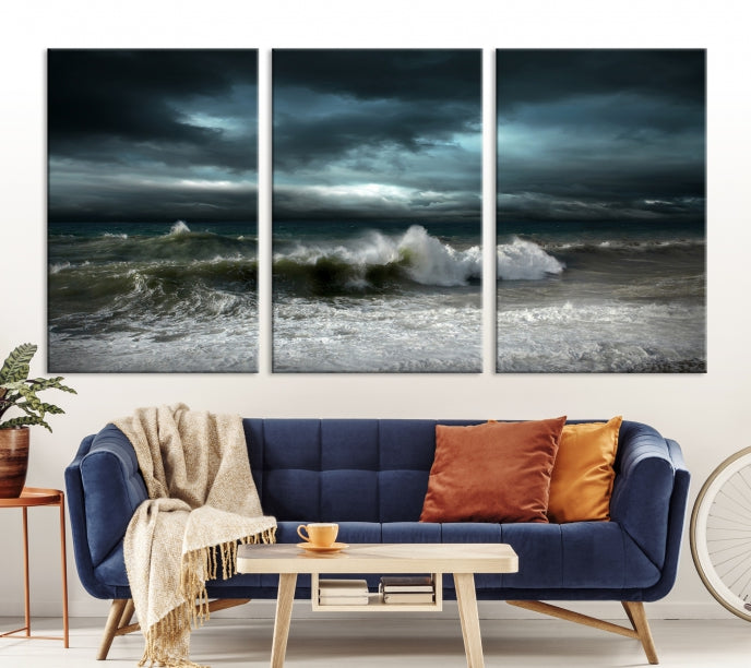 Dark Storm Wall Art Canvas Print