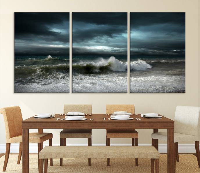 Dark Storm Wall Art Canvas Print