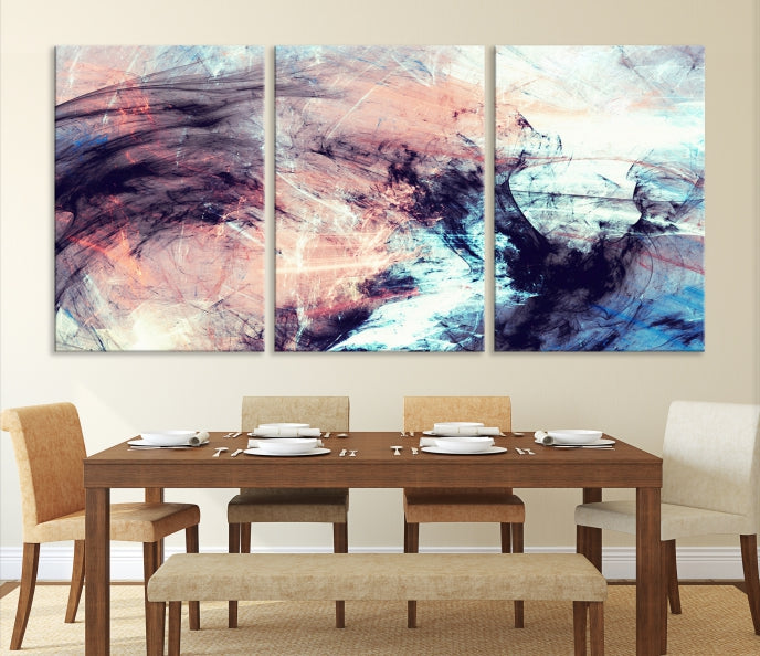 Art mural de couleurs abstraites Impression sur toile