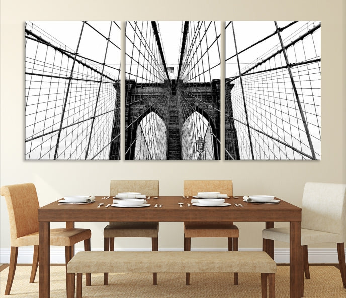 Brooklyn Bridge Wall Art Canvas Print