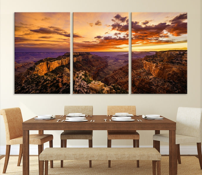 Art mural du Grand Canyon Impression sur toile