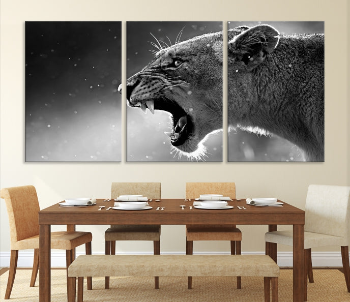 Art mural lion Impression sur toile