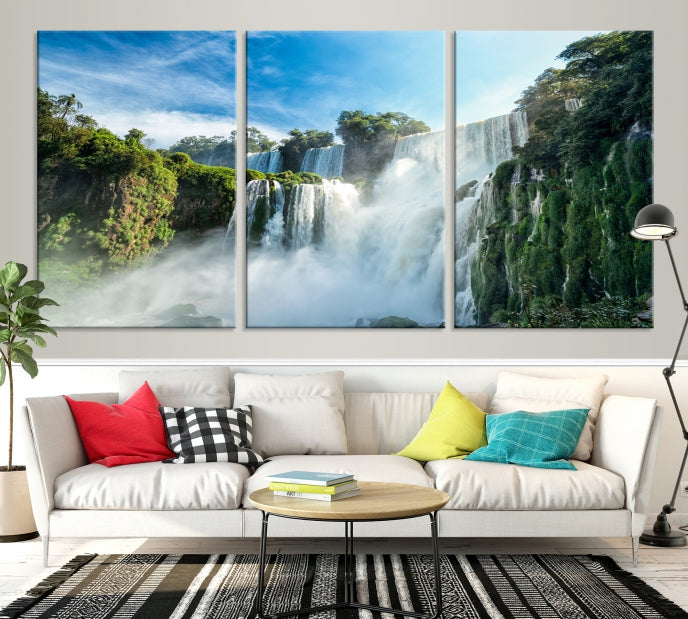 Lienzo decorativo para pared grande del Parque Nacional Iguazú