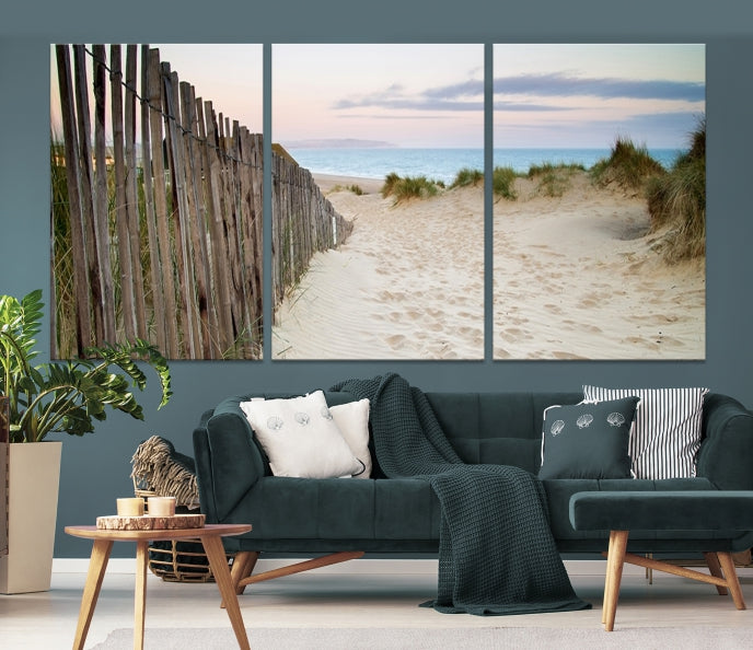 Art mural de plage Impression sur toile