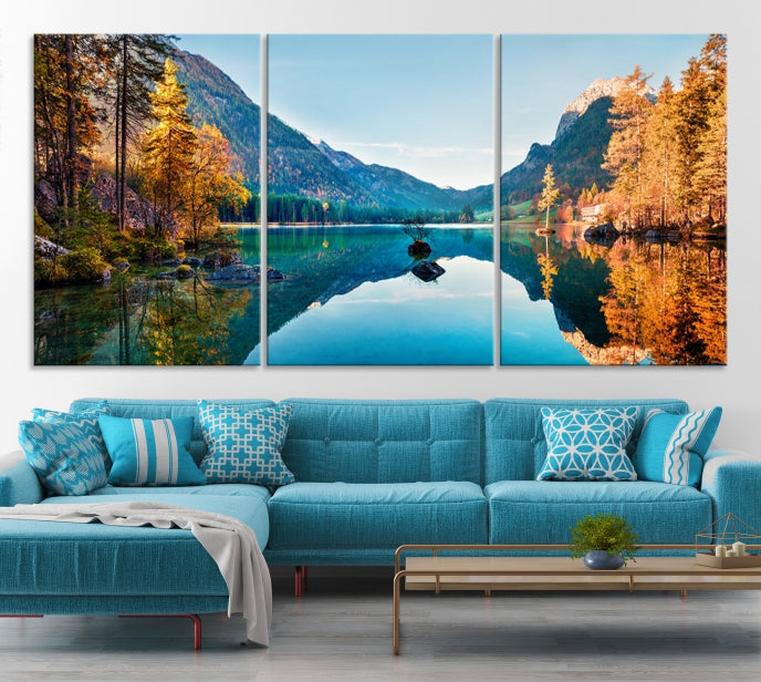 Fantastic Autumn Panorama Wall Art Canvas Print