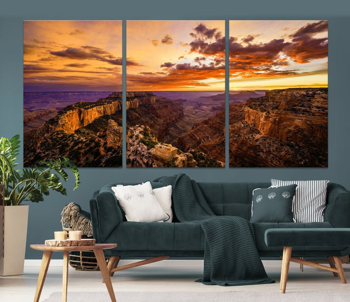 Grand Canyon Wall Art Canvas Print