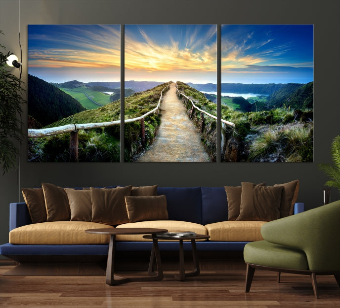 Mountain Way Wall Art Canvas Print