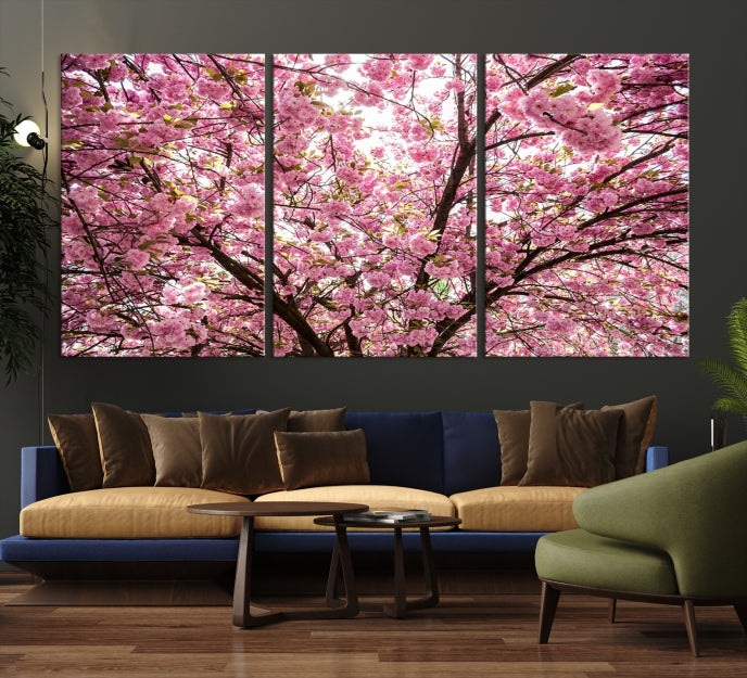 Art mural en fleurs de cerisier Impression sur toile