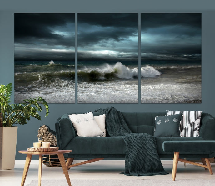 Dark Storm Wall Art Canvas Print