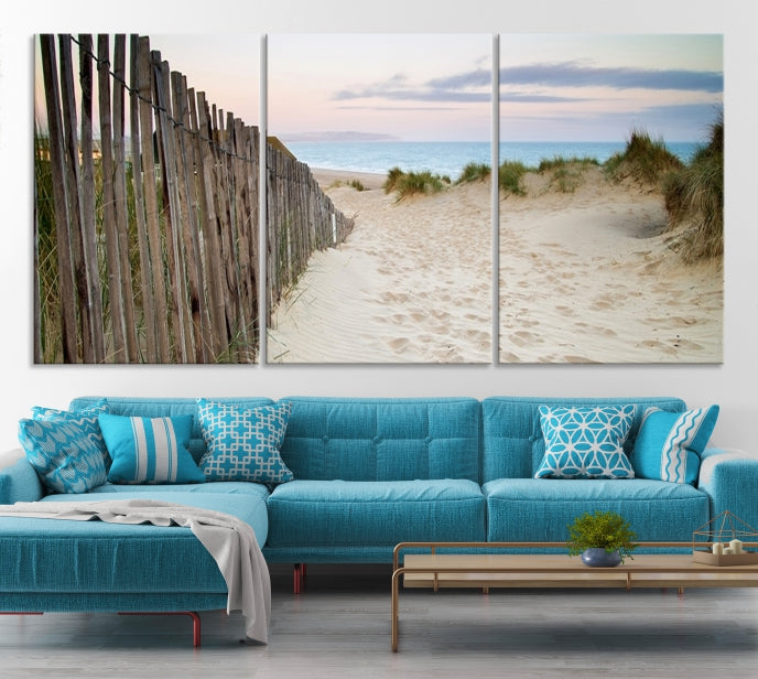 Art mural de plage Impression sur toile