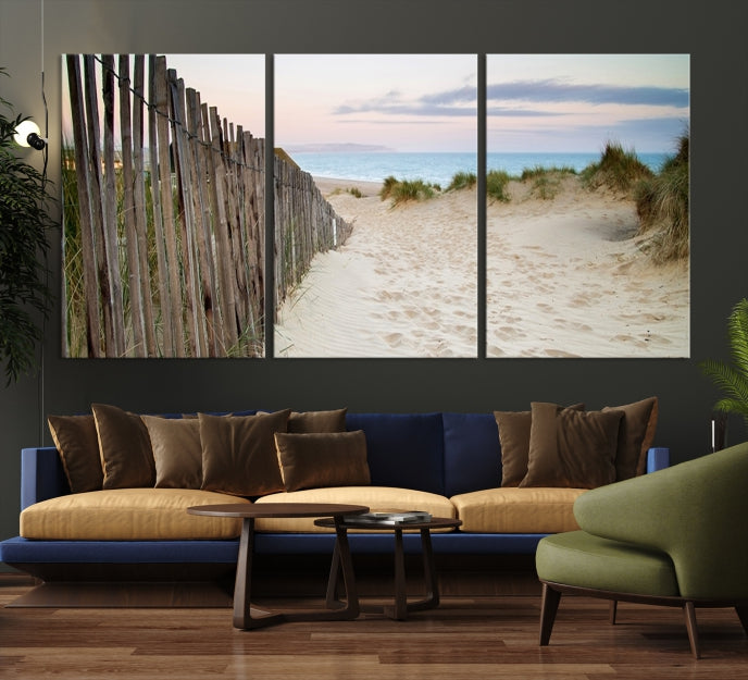 Art mural de plage Impression sur toile