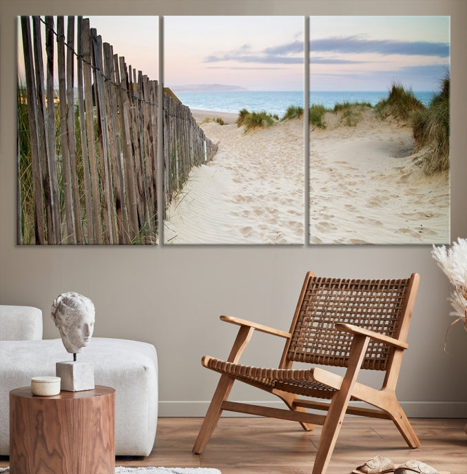 Art mural de plage Impression sur toile