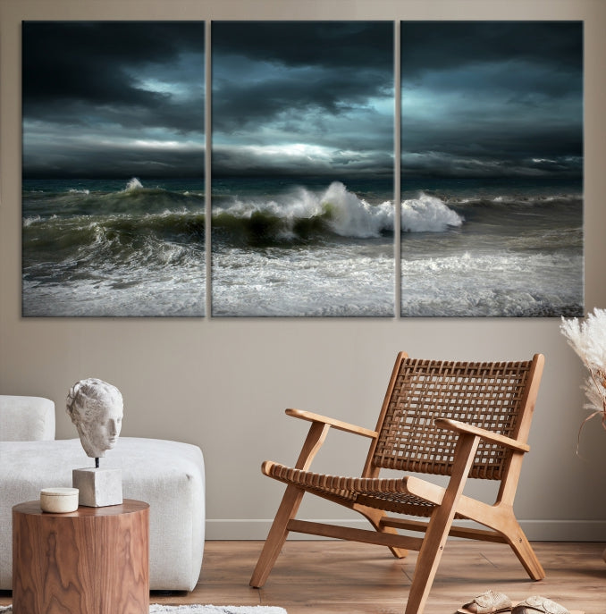 Dark Storm Wall Art Canvas Print