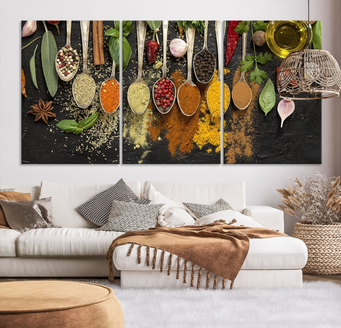 Spices Wall Art Canvas Print