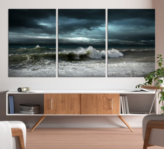 Dark Storm Wall Art Canvas Print