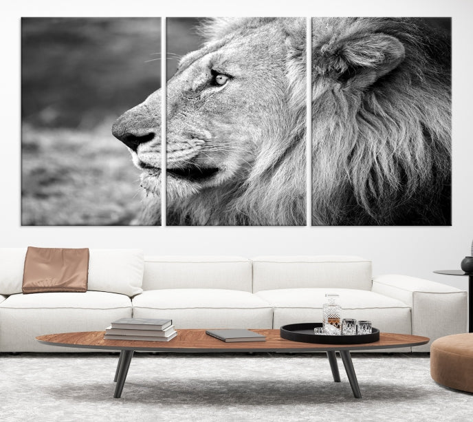 Lion Wall Art Canvas Print