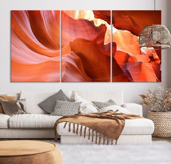 Antelope Canyon Wall Art Canvas Print