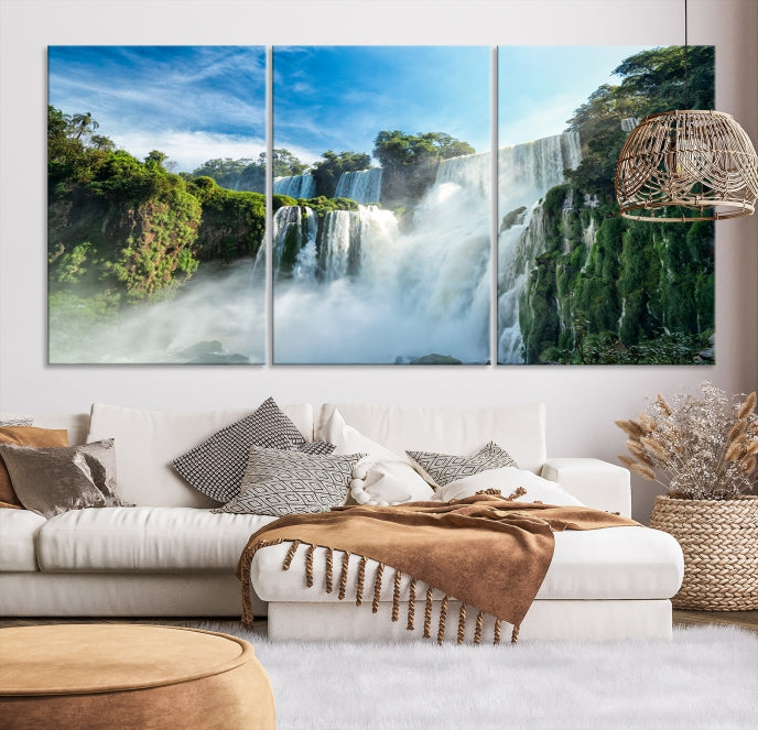 Lienzo decorativo para pared grande del Parque Nacional Iguazú