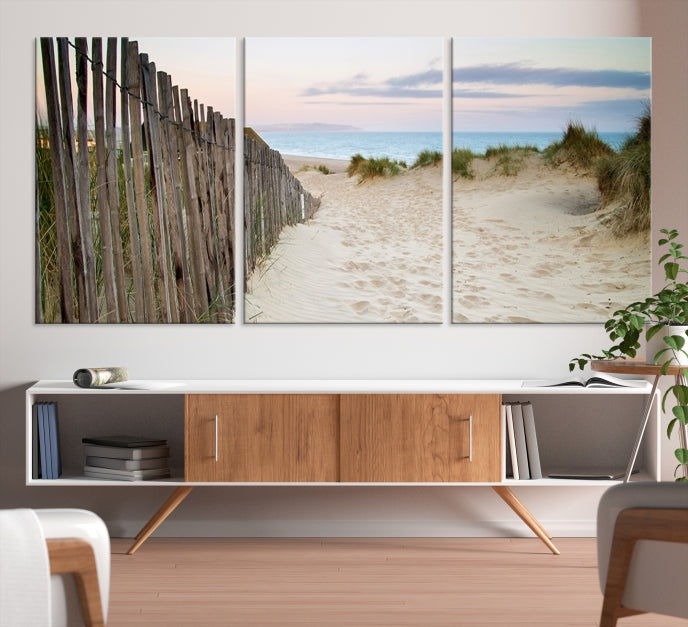 Art mural de plage Impression sur toile