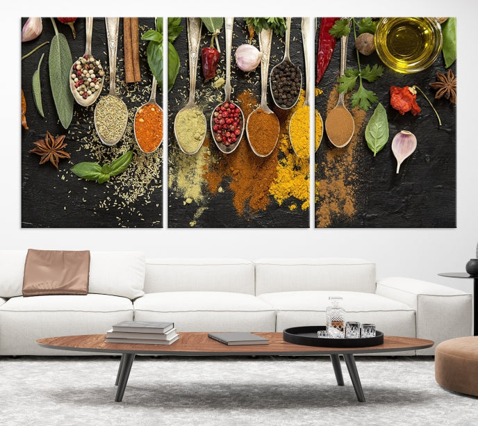 Spices Wall Art Canvas Print