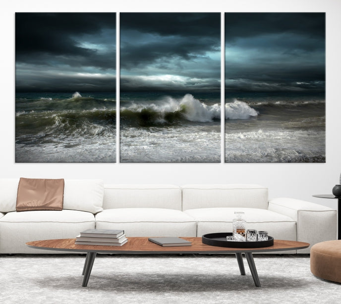 Dark Storm Wall Art Canvas Print