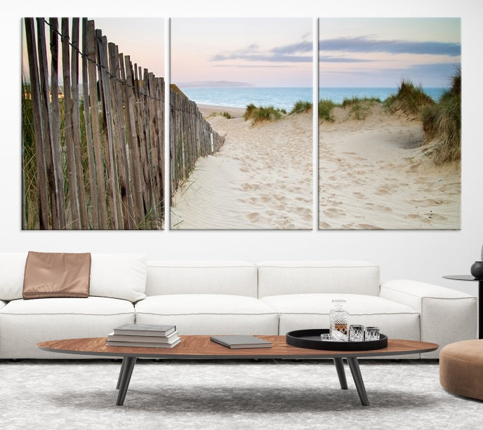 Art mural de plage Impression sur toile