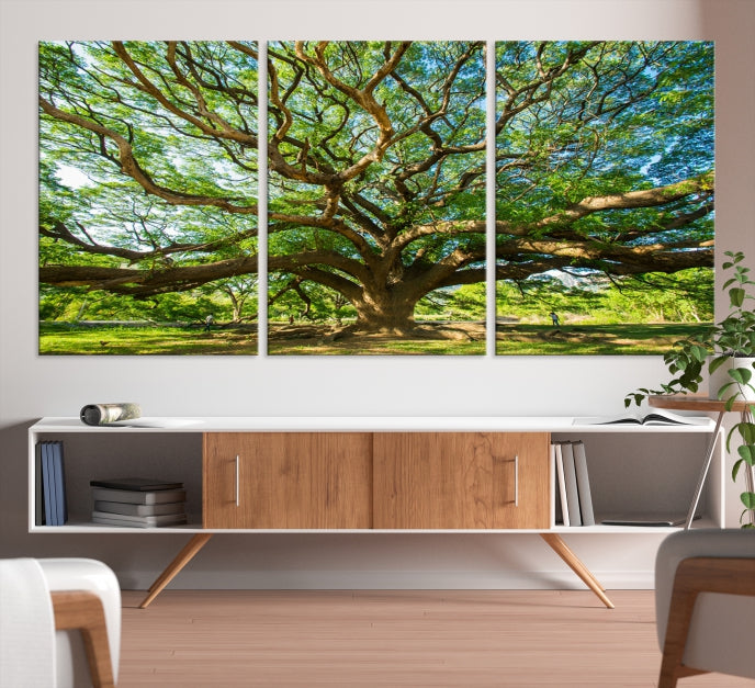 Mighty Angel Oak Wall Art Canvas Print