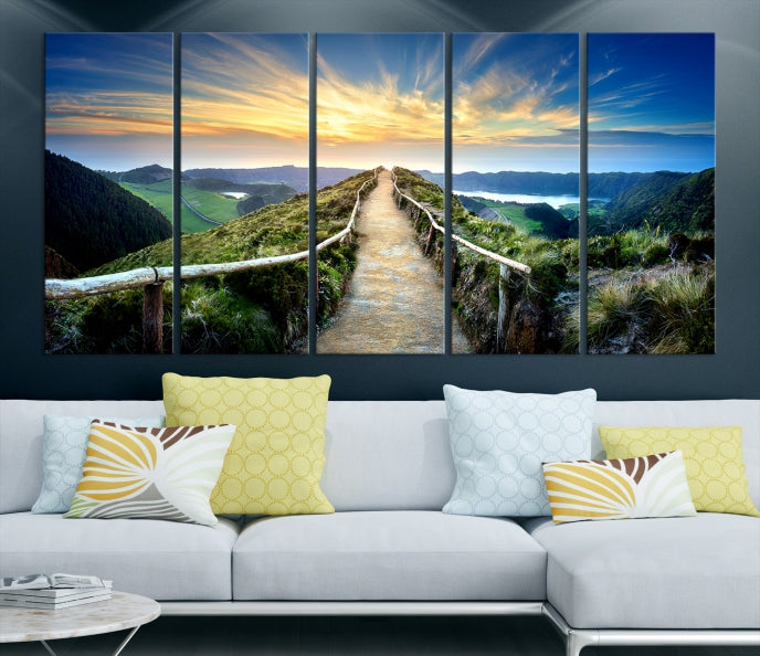 Mountain Way Wall Art Canvas Print