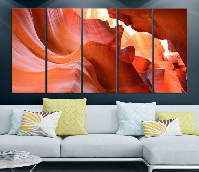 Antelope Canyon Wall Art Canvas Print