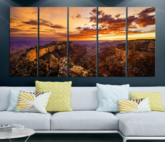 Grand Canyon Wall Art Canvas Print