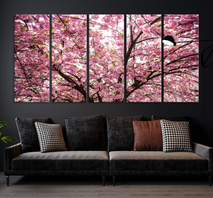 Art mural en fleurs de cerisier Impression sur toile