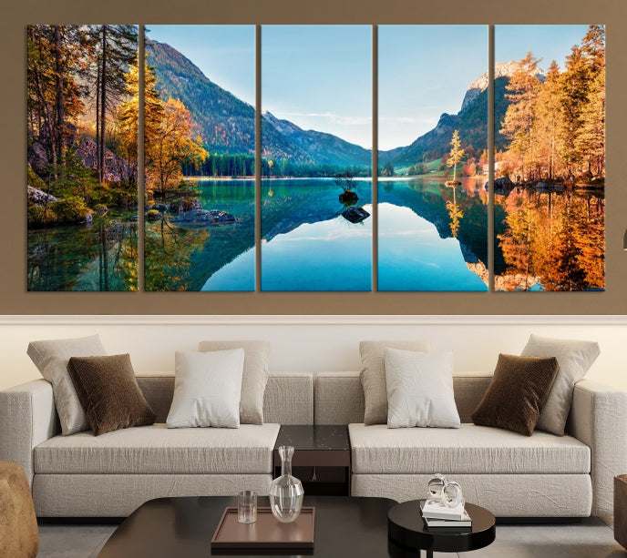 Fantastic Autumn Panorama Wall Art Canvas Print