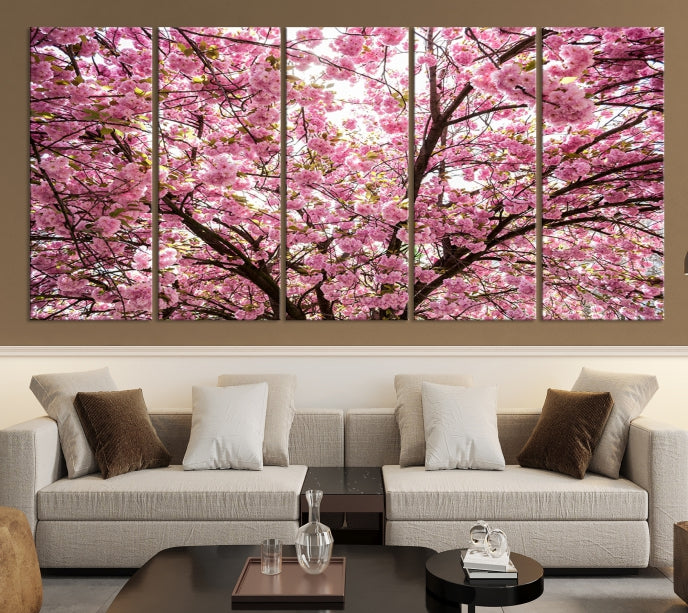 Art mural en fleurs de cerisier Impression sur toile