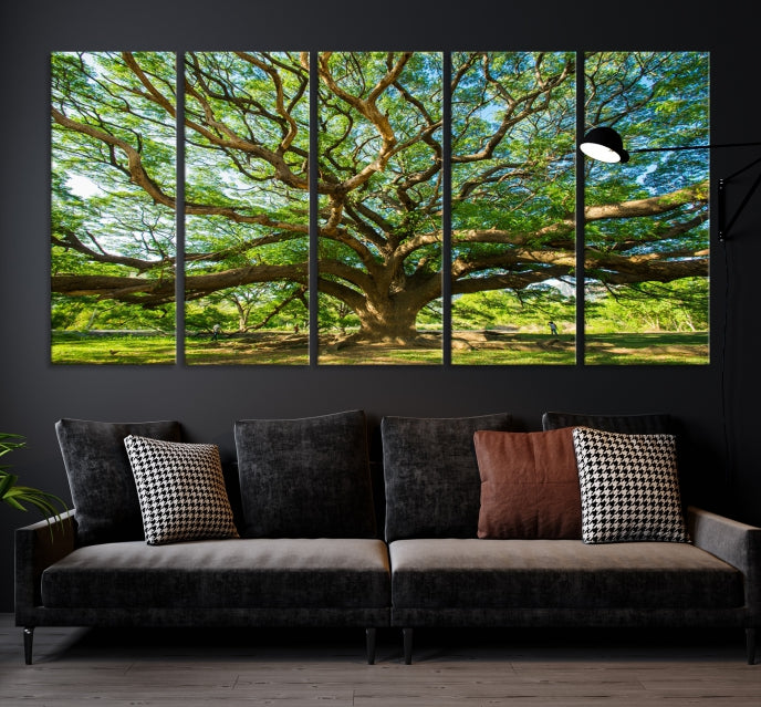 Mighty Angel Oak Wall Art Canvas Print