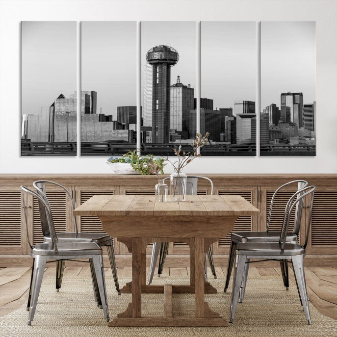 Dallas City Canvas Print, Dallas Skyline, Dallas Wall Art, Dallas Texas, Impression sur toile, Toile de Dallas, Art de Dallas, Impression sur toile de Dallas,