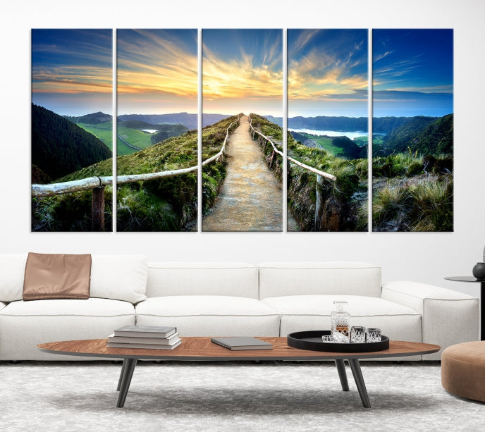 Mountain Way Wall Art Canvas Print