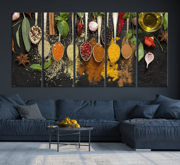 Spices Wall Art Canvas Print