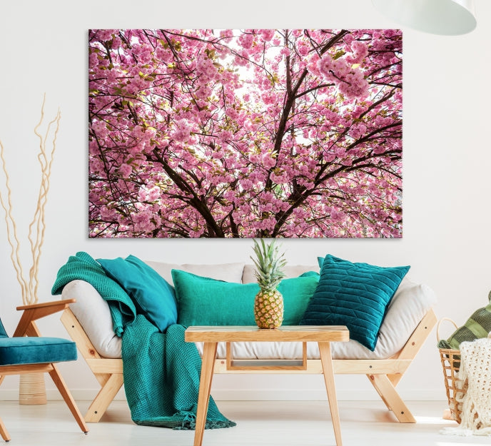 Art mural en fleurs de cerisier Impression sur toile