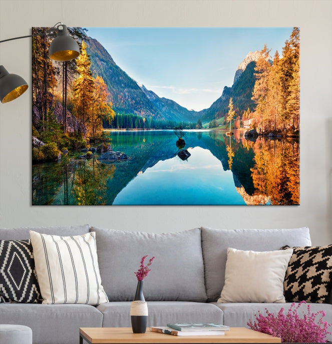 Fantastic Autumn Panorama Wall Art Canvas Print