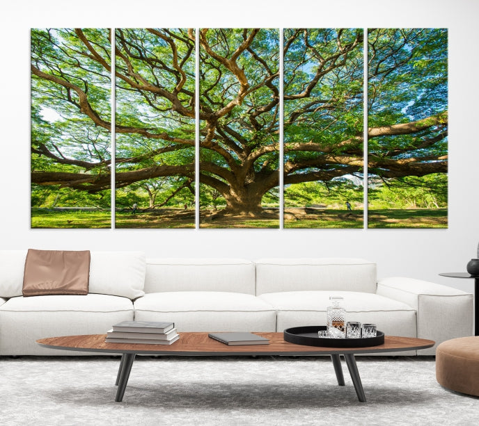 Mighty Angel Oak Wall Art Canvas Print