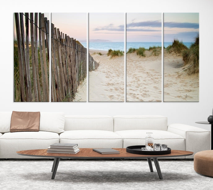 Art mural de plage Impression sur toile