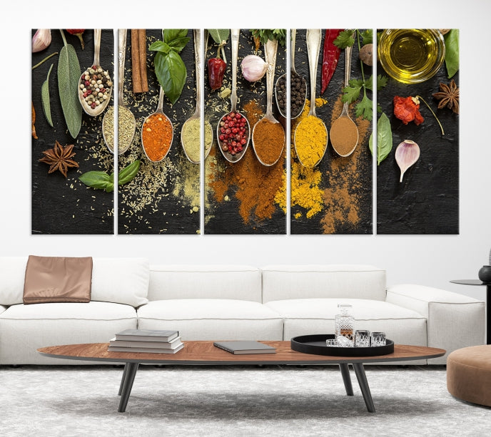 Spices Wall Art Canvas Print