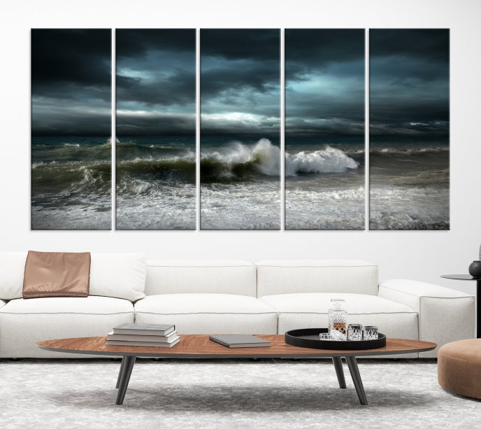 Dark Storm Wall Art Canvas Print