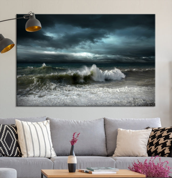 Dark Storm Wall Art Canvas Print