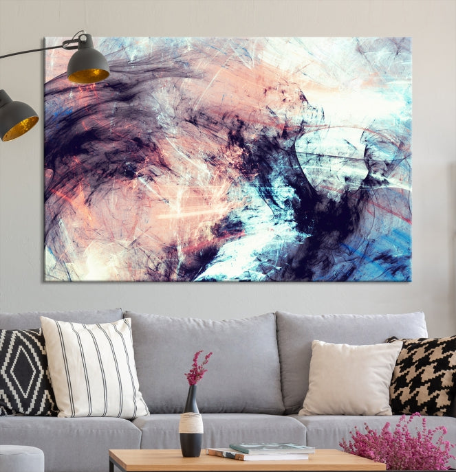 Art mural de couleurs abstraites Impression sur toile