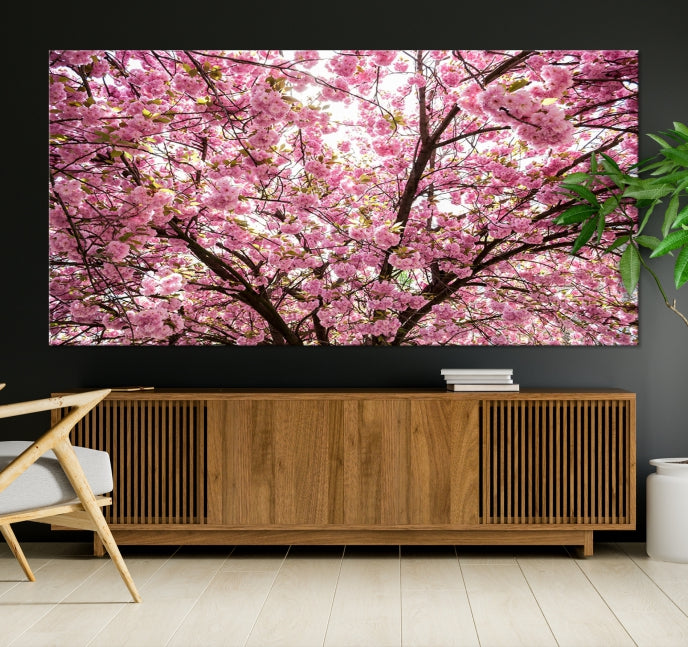 Arte de pared de cerezo en flor Lienzo