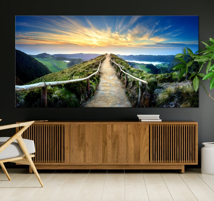 Mountain Way Wall Art Canvas Print