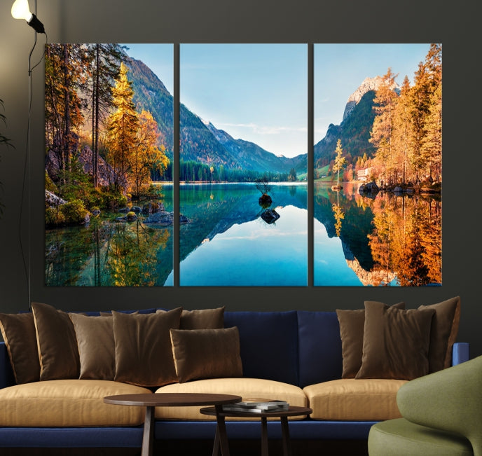 Fantastic Autumn Panorama Wall Art Canvas Print